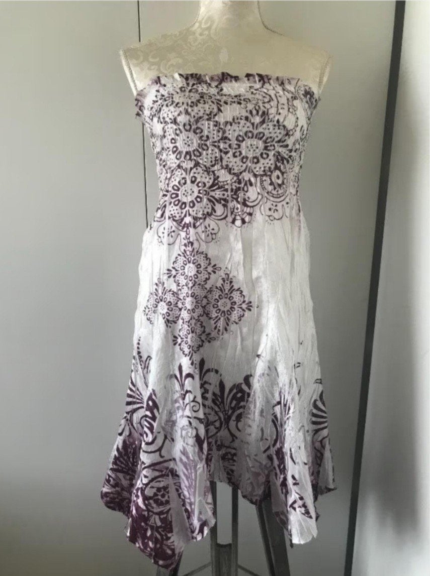 Strapless Jurkje/Rok, Kleding | Dames, Jurken, Wit, Ophalen of Verzenden, Zo goed als nieuw, Maat 36 (S)