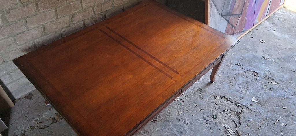 Twee klassieke salontafels, Ophalen, Gebruikt, 50 tot 100 cm, Vierkant