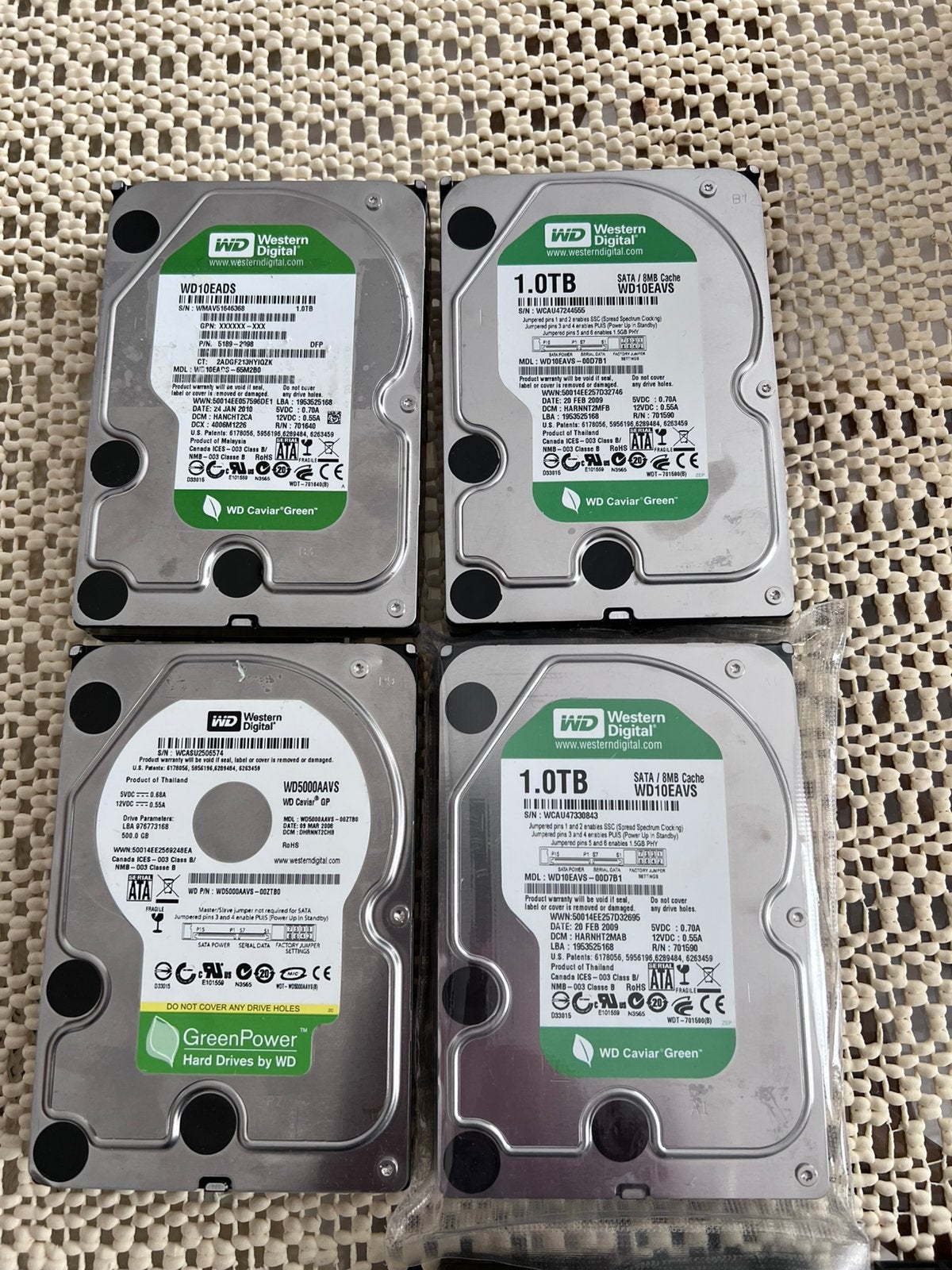 Harde schijven per stuk of samen., Ophalen of Verzenden, Zo goed als nieuw, Desktop, USB