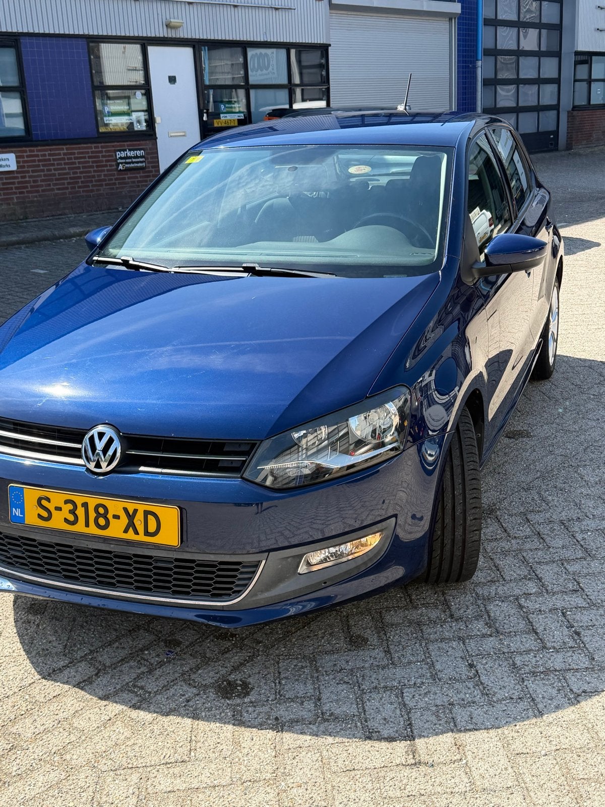 Volkswagen  polo 1.6 tdi 2010 Blauw, Auto's, 74 pk, 1057 kg, 4 cilinders, Blauw