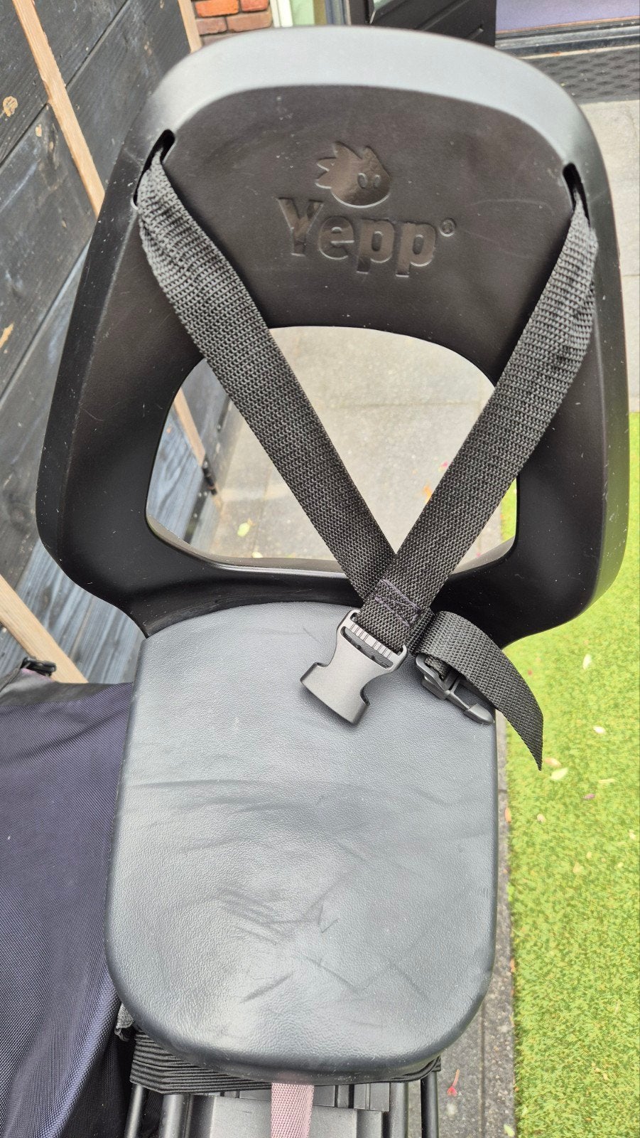 Tule Yepp junior achterzitje, Fietsen en Brommers, Fietsaccessoires | Fietsstoeltjes, Achterzitje, 15 t/m 36 kg, Ophalen of Verzenden