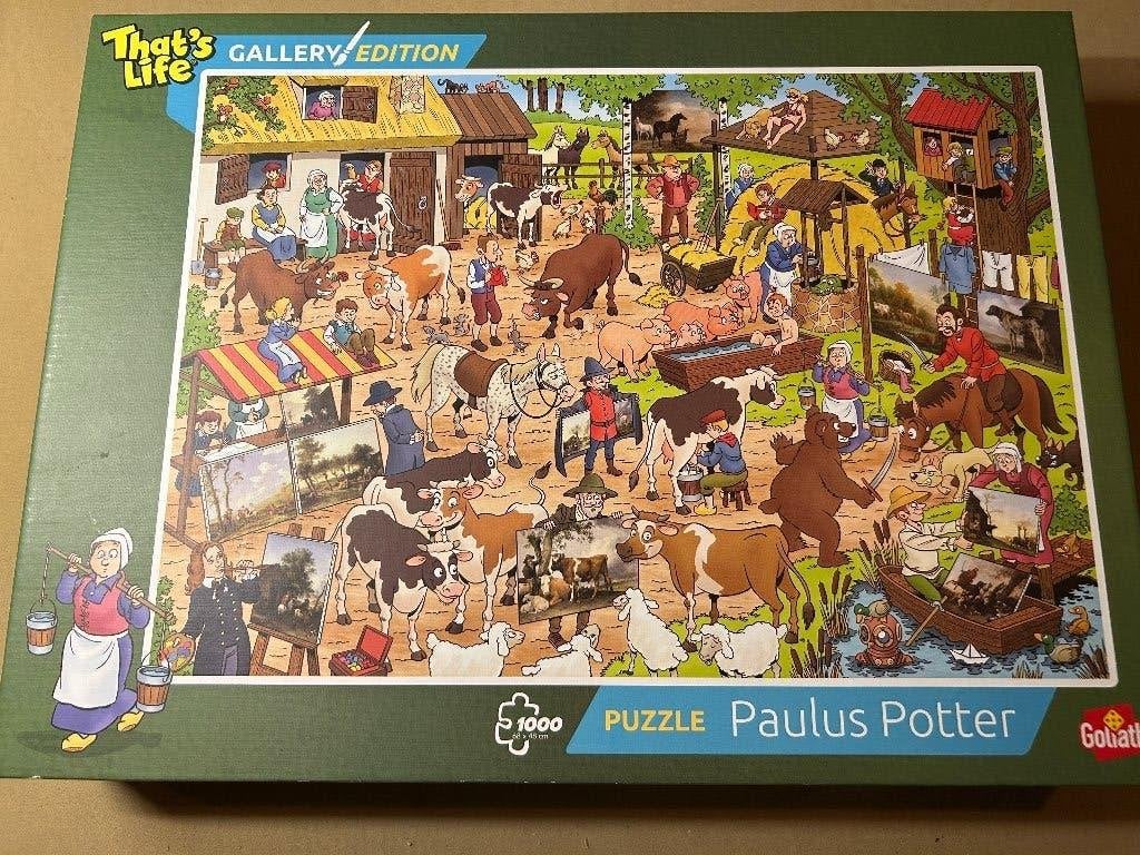 puzzel Paulus Potter, Ophalen of Verzenden, 500 t/m 1500 stukjes, Zo goed als nieuw, Legpuzzel