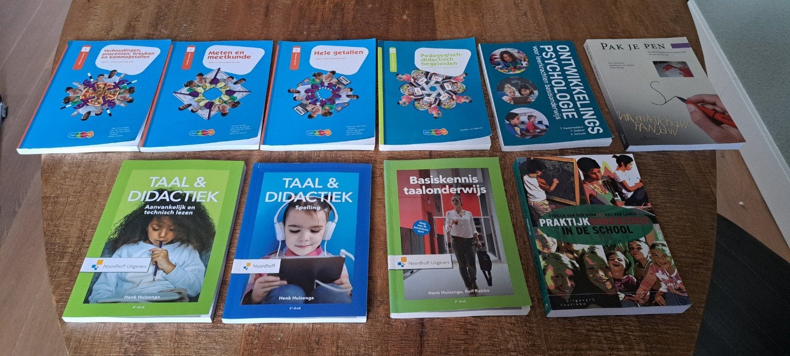10 stuks PABO boeken eerste jaar, Boeken, Studieboeken en Cursussen, Ophalen of Verzenden, Zo goed als nieuw, HBO