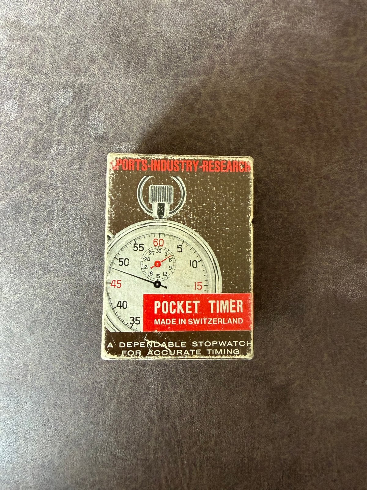 Vintage Sport Star Pocket Timer Stopwatch Zwitsers, Ophalen of Verzenden
