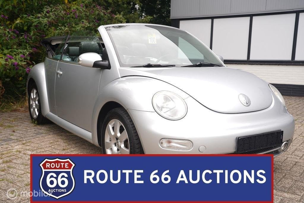 Volkswagen New Beetle Cabriolet | 2003 | Route 66 Auctions, Gebruikt, Beetle (Kever), Overige carrosserieën, Zwart