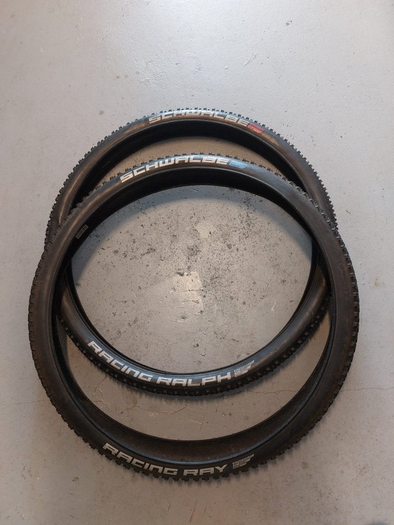 Schwalbe Racing Ray en Racing Ralph MTB Banden 29x2.25, Fietsen en Brommers, Gebruikt, Band, Schwalbe, Ophalen of Verzenden