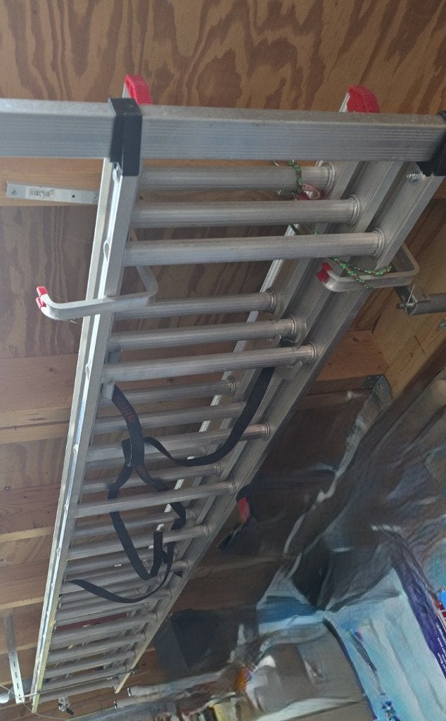 Altrex aluminium ladder 3 x 12 sporten, Ophalen, Zo goed als nieuw, Ladder, Opvouwbaar of Inschuifbaar