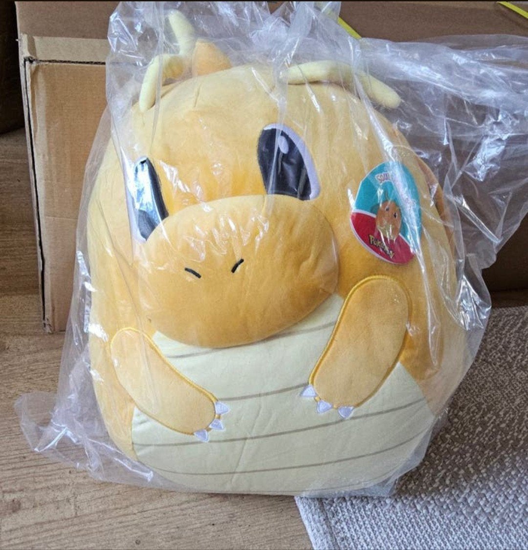 Pokemon dragonite squishmallow 35 cm, Kinderen en Baby's, Speelgoed | Knuffels en Pluche, Ophalen, Overige typen, Nieuw, Pokémon