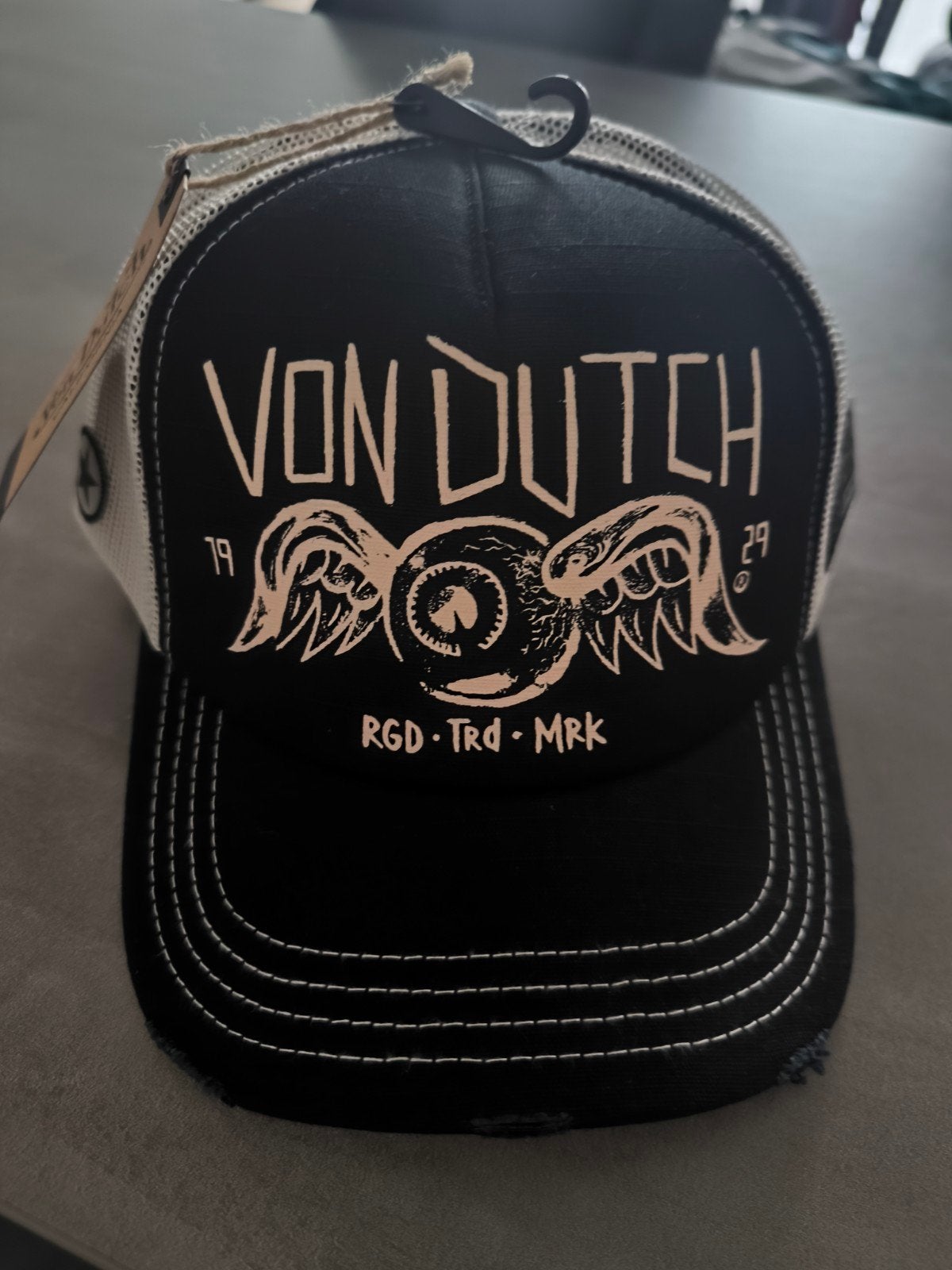 Nieuwe Von Dutch Trucker Pet - Zwart/Wit, Nieuw, Pet, Von Dutch, One size fits all