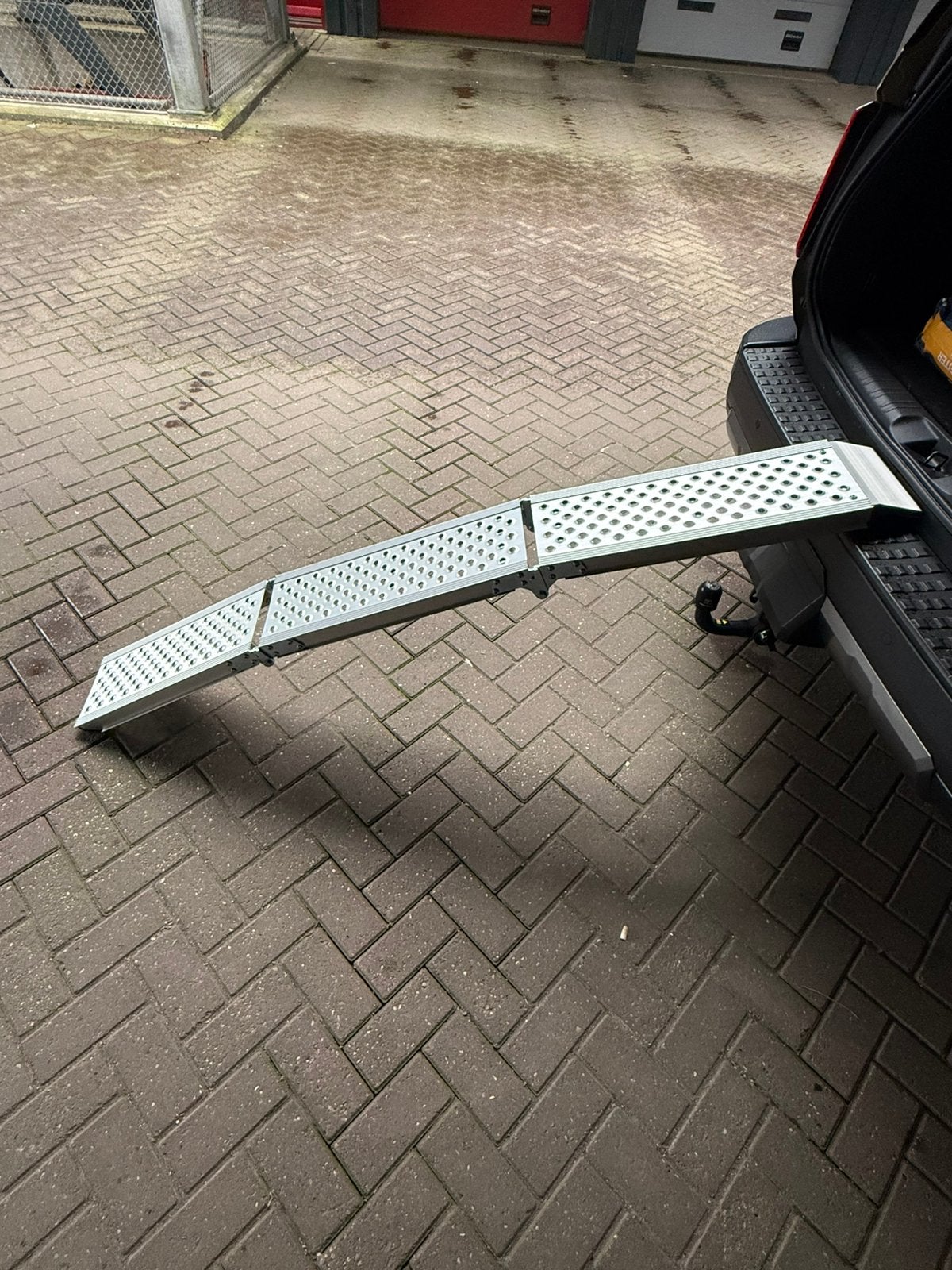 Datona aluminium oprijplaat motor – inklapbaar – 225 kg, Ophalen, Zo goed als nieuw