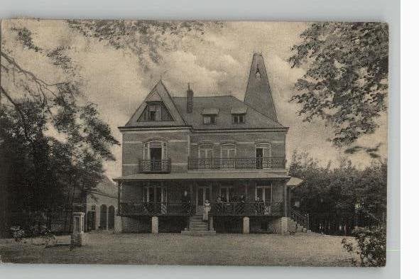 Wouw Pension Goense met belgisch zegel st 1919, Ophalen of Verzenden, Voor 1920, Gelopen, Noord-Brabant