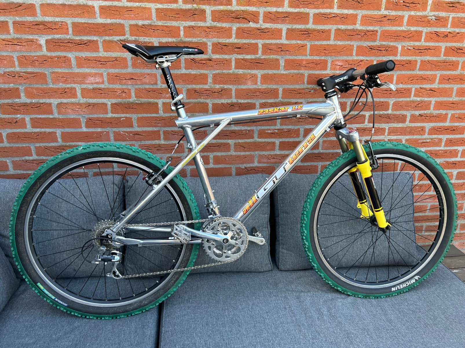 Zeer mooie GT Zaskar uit 1994. 52cm nieuw opgebouwd, 49 tot 53 cm, Ophalen, Zo goed als nieuw, Overige merken