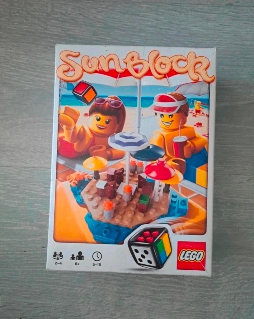 LEGO Sunblock Bordspel - Compleet en Zeer Goede Staat, Aastvej 1, 7190 Billund, Denemarken, Ophalen of Verzenden, Zo goed als nieuw