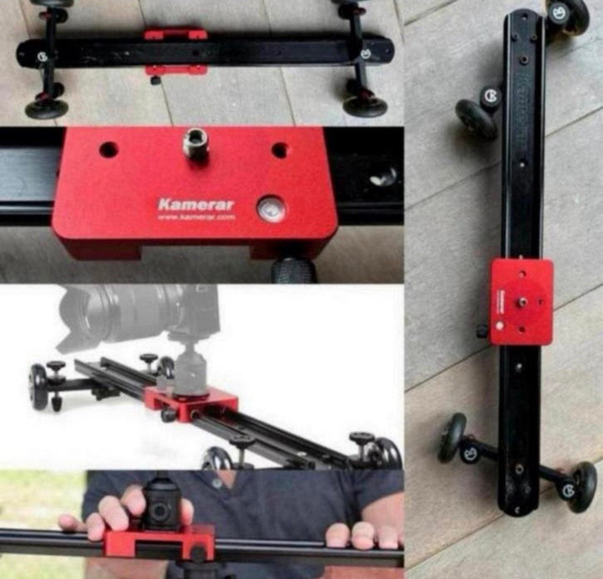 KAMERAR SD-1 60CM DSLR DV Camera Track Dolly Slider Video, Overige typen, Ophalen of Verzenden, Gebruikt