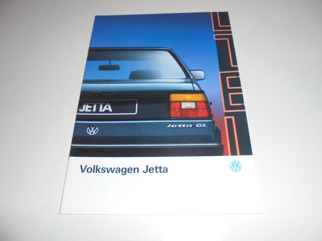 brochure Volkswagen Jetta  1989, Ophalen of Verzenden, Nieuw, Volkswagen