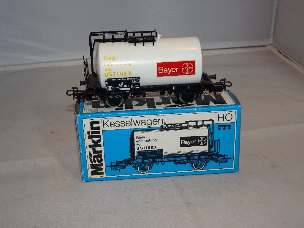 Marklin 4647 ketelwagon Bayer USTINEX NIEUW OVP zeldza(#913), Hobby en Vrije tijd, Modeltreinen | H0, Wisselstroom, Ophalen of Verzenden