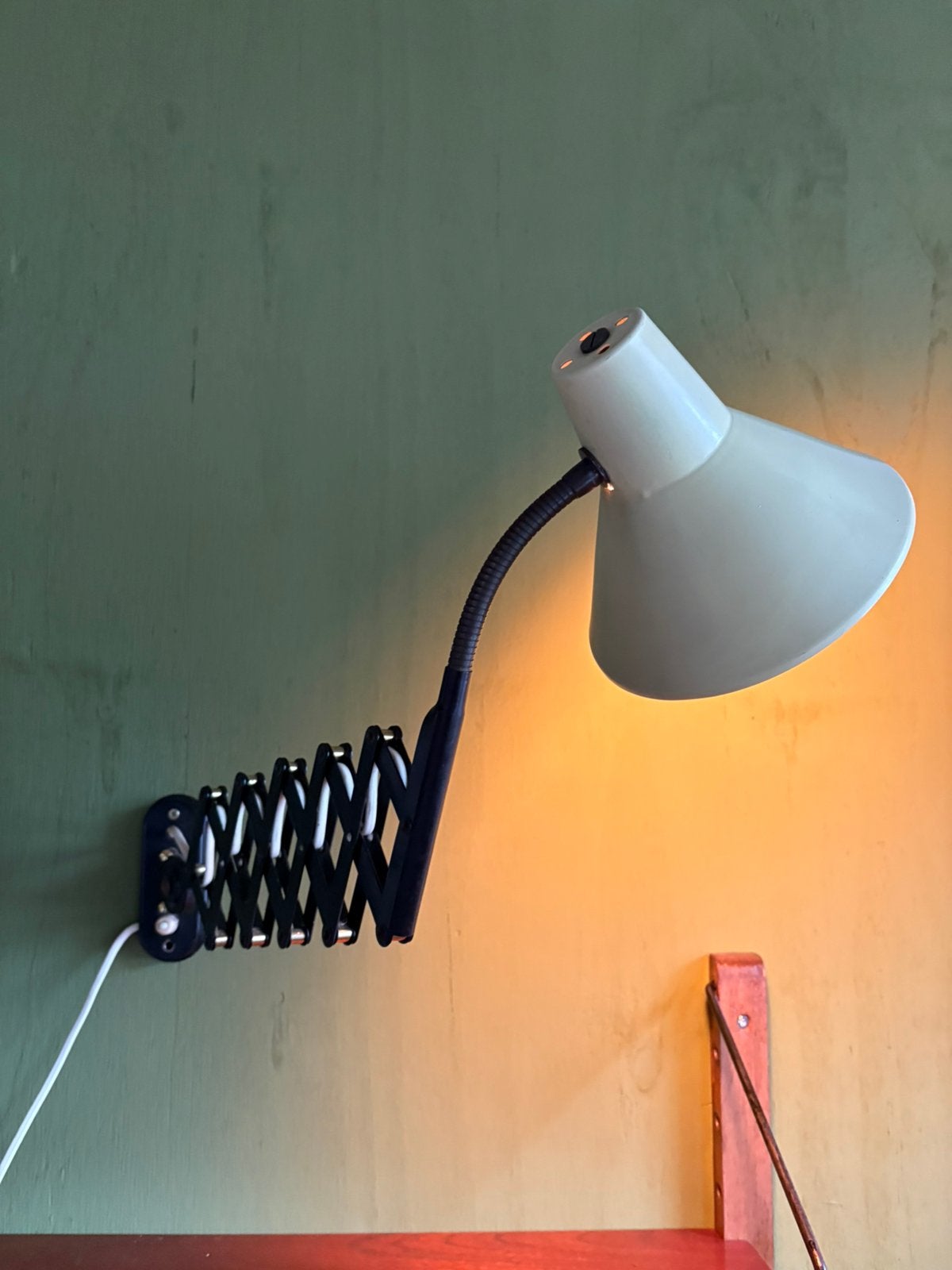 Hala Zeist schaarlamp vintage, Antiek en Kunst, Verzenden