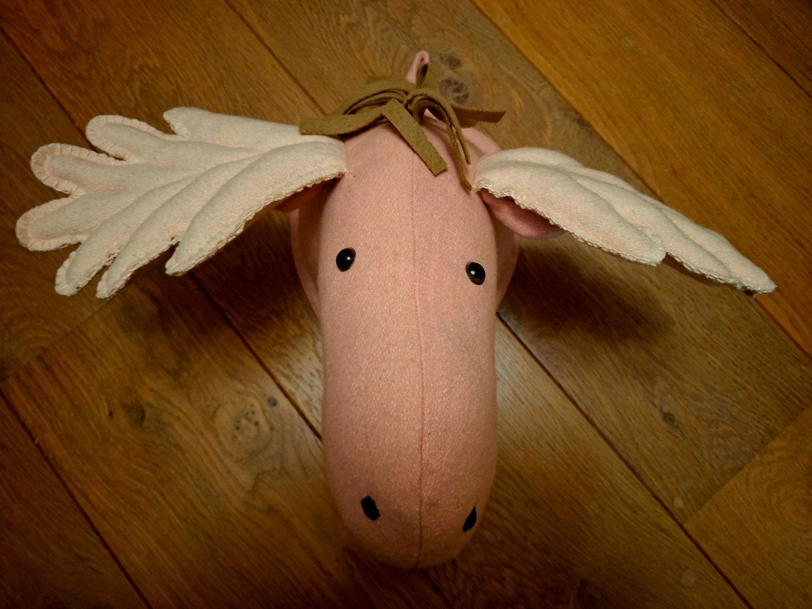 Kidsdepot roze eland kop (decoratie kinderkamer), Ophalen, Zo goed als nieuw, Wanddecoratie