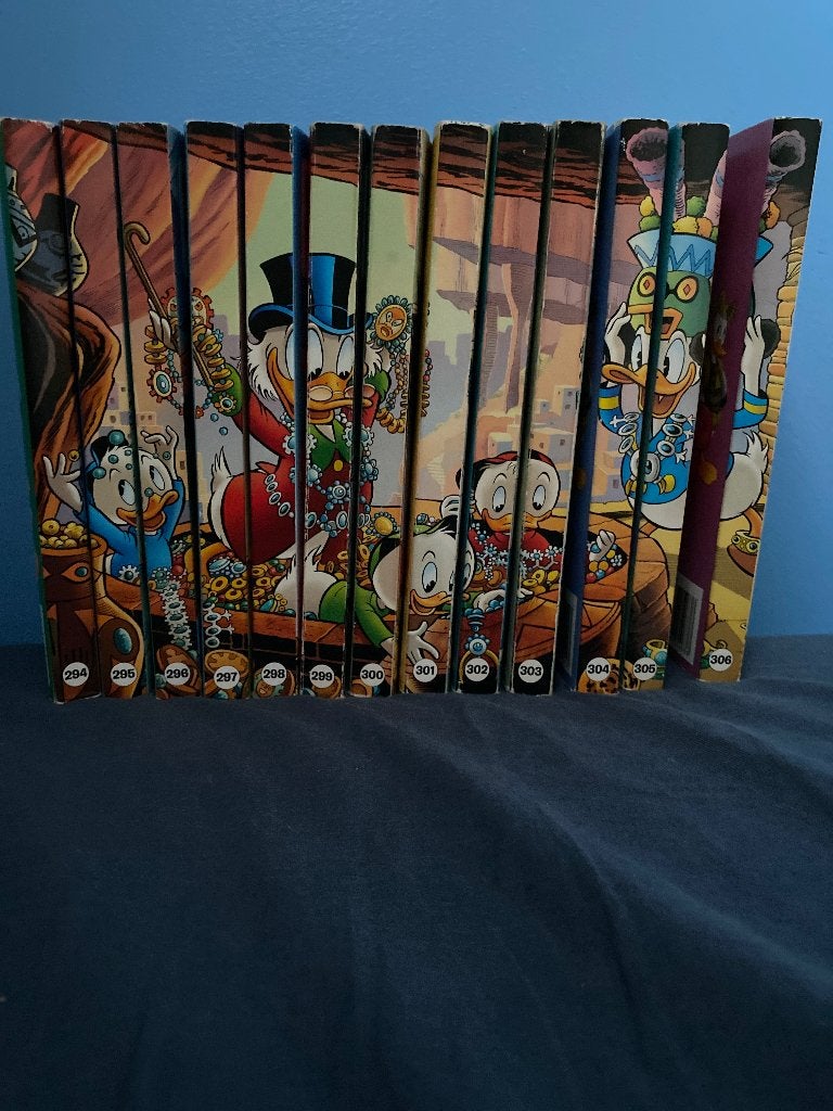 Donald Duck pockets met mooie rugtekening, Boeken, Ophalen, Complete serie of reeks, Zo goed als nieuw, Walt Disney  Donald duck