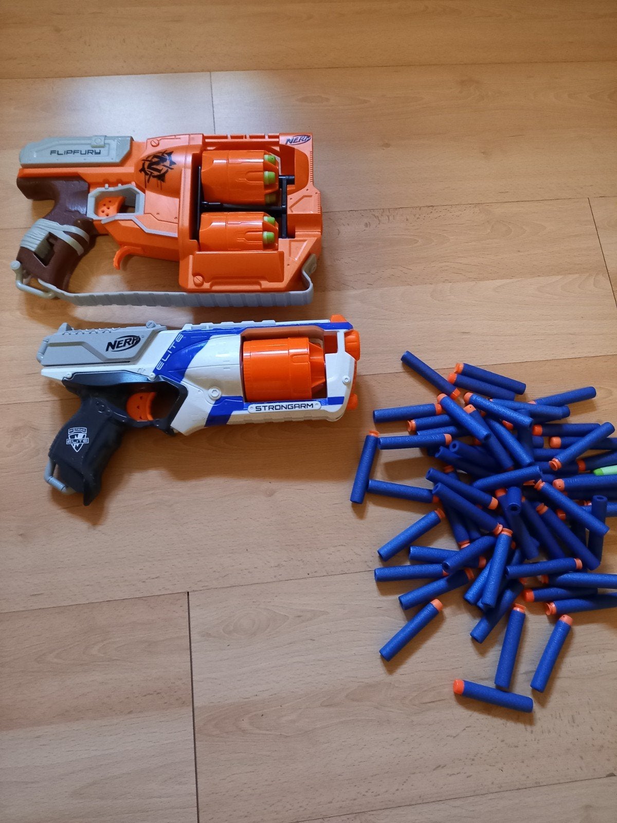 Nerf Elite Strongarm & Flipfury met pijltjes, Ophalen of Verzenden