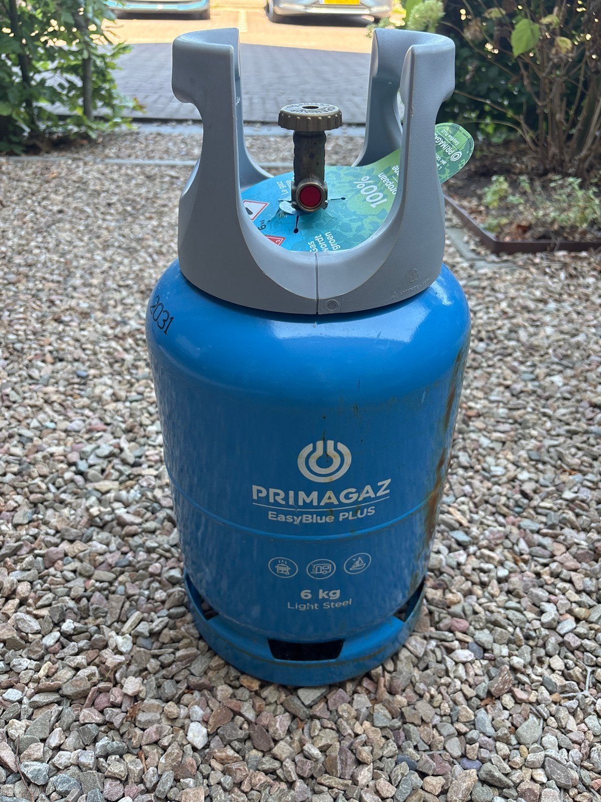 LEEG Primagaz EasyBlue PLUS 6 kg gasfles, Ophalen, Gebruikt