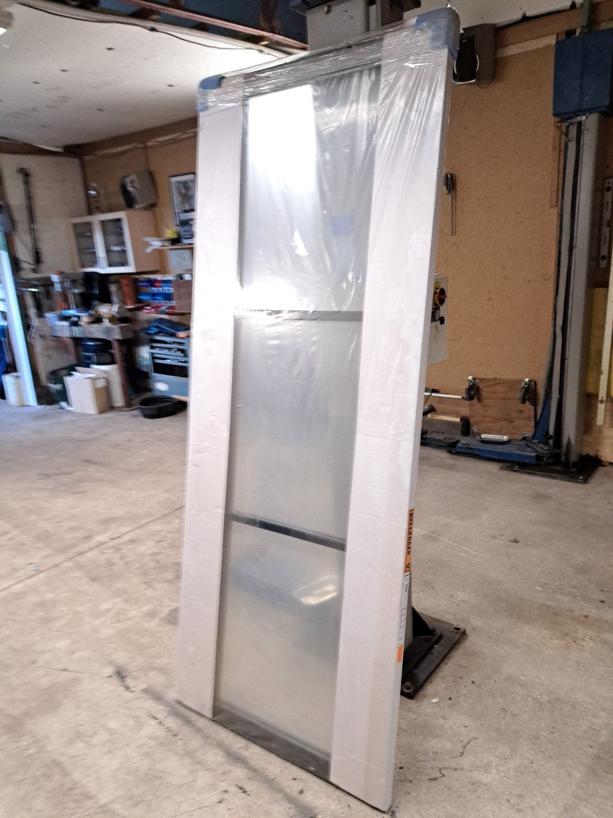 TK. Nieuwe glasdeur stomp 4 vaks met glas., Ophalen, 215 cm of meer, Binnendeur, Nieuw