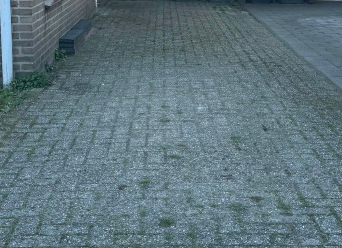 GRATIS, 31 vierkante meter betonklinkers!, Tuin en Terras, Ophalen