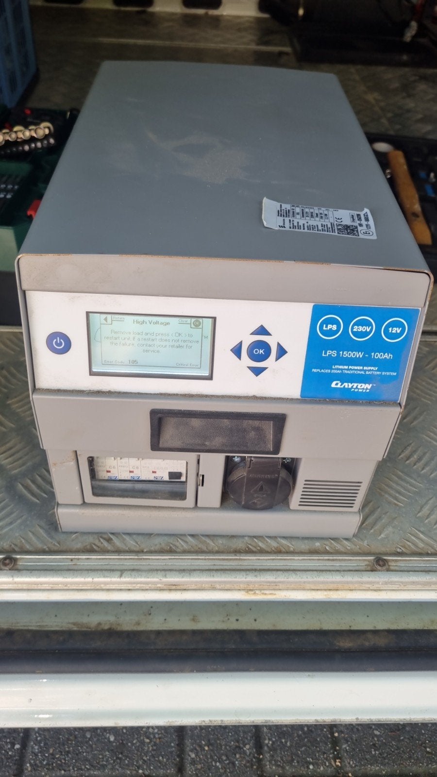 Clayton Power LPS 1500W - 100Ah Lithium Stroomvoorziening, Gebruikt
