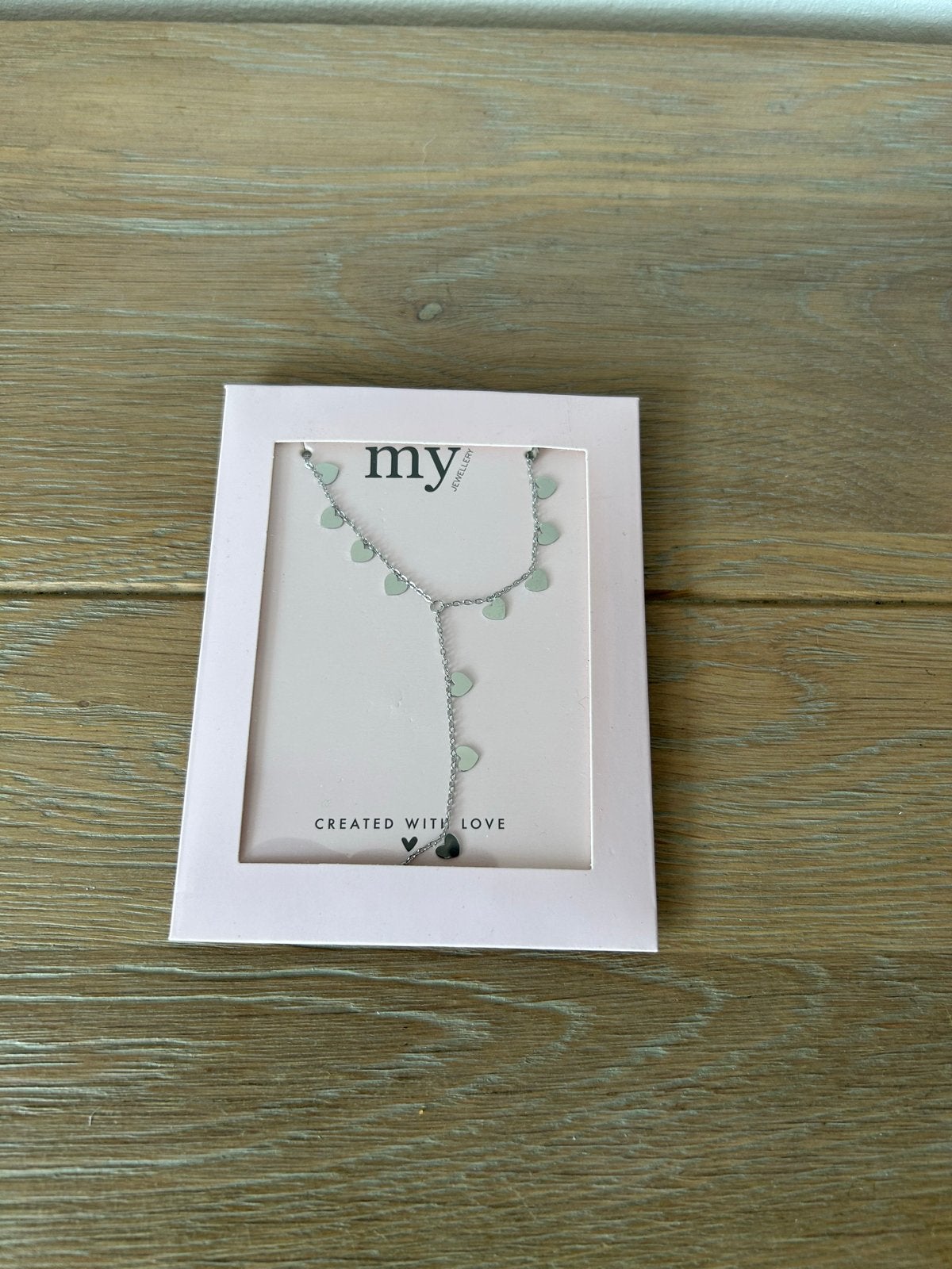 Nieuw My Jewellery ketting met hartjes -50% nu voor €11,49, Sieraden, Tassen en Uiterlijk, Kettingen, Nieuw, Ophalen of Verzenden