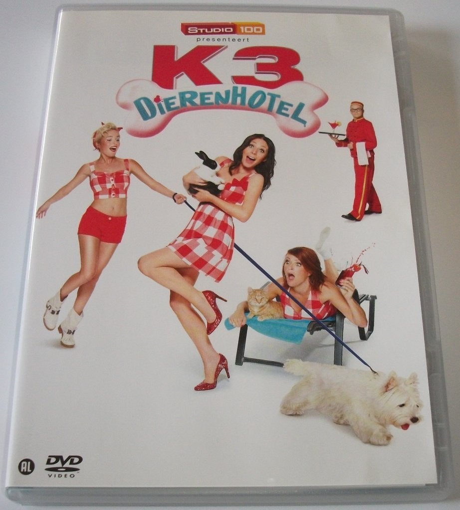 Dvd *** K3 DIERENHOTEL ***, Alle leeftijden, Zo goed als nieuw, Familie, Film