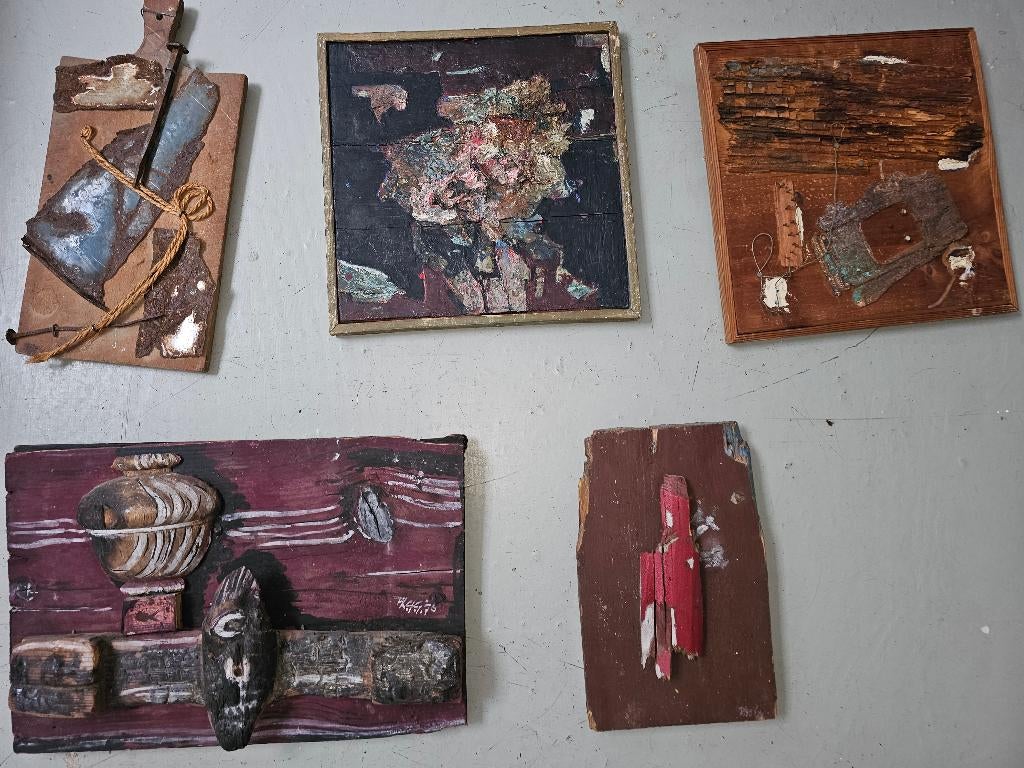 Phil Grisel  Verzameling van  Kunst Objecten, Ophalen