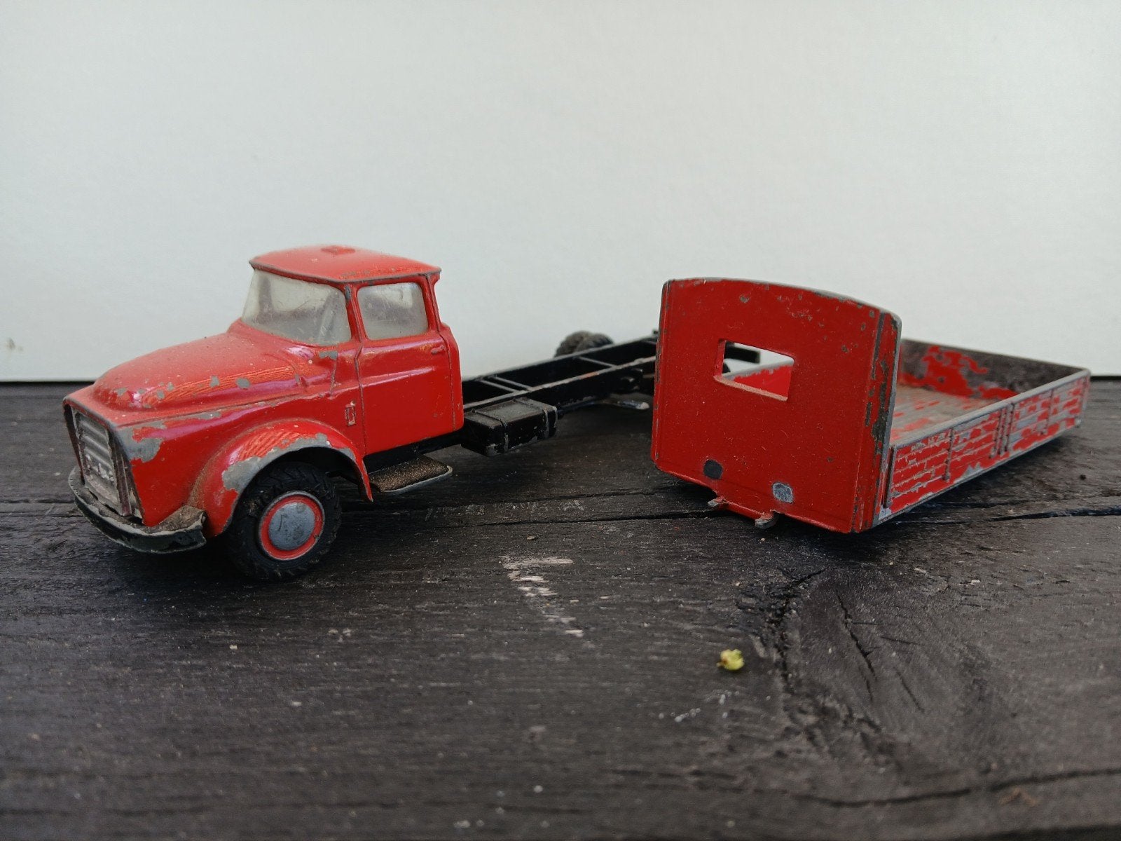 Lion Car DAF torpedo., Ophalen of Verzenden, Gebruikt, Bus of Vrachtwagen, Lion Toys
