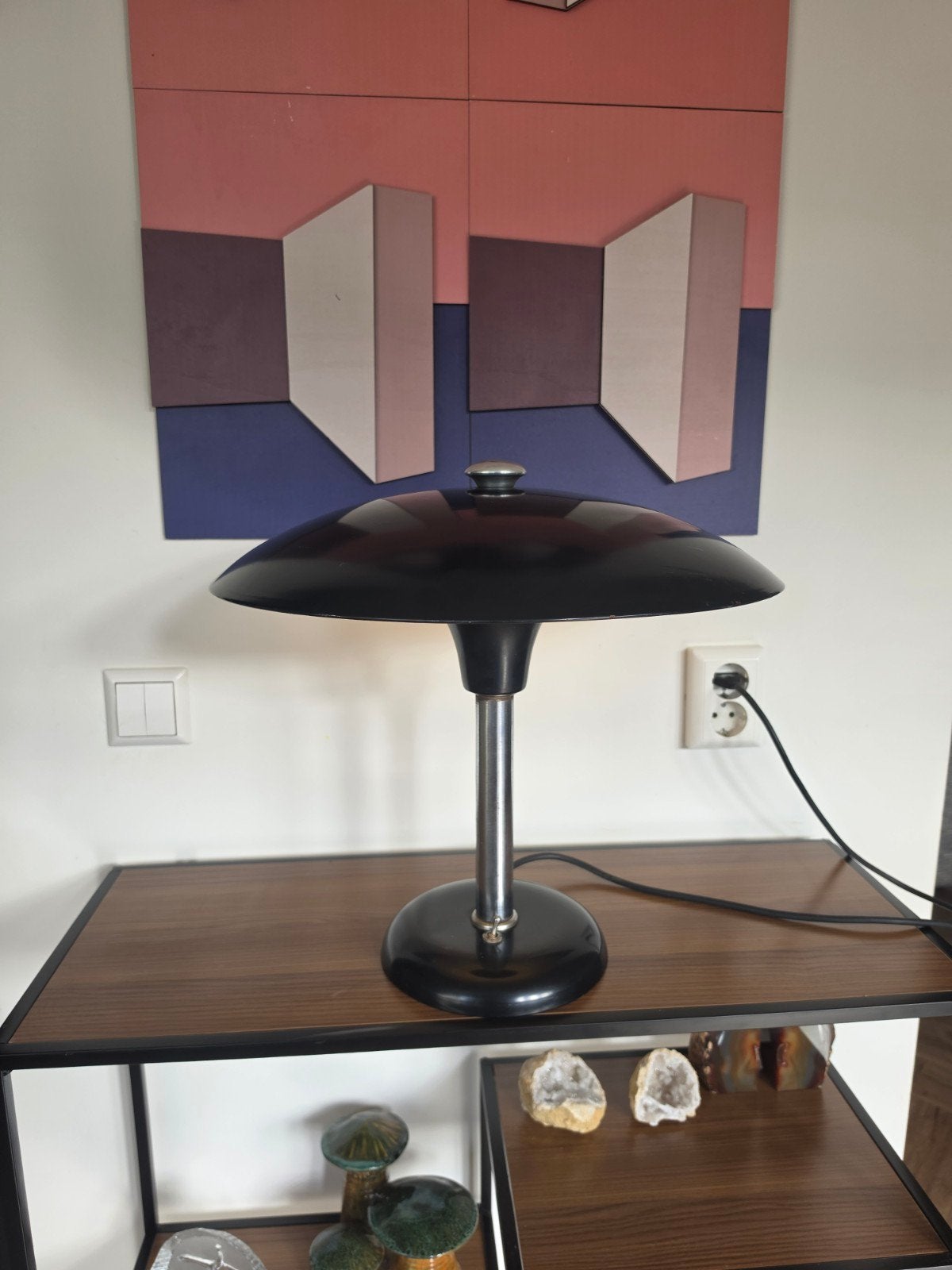 Originele Max Schumacher Bauhaus Lamp (MSW 2000)  vintage, Ophalen of Verzenden