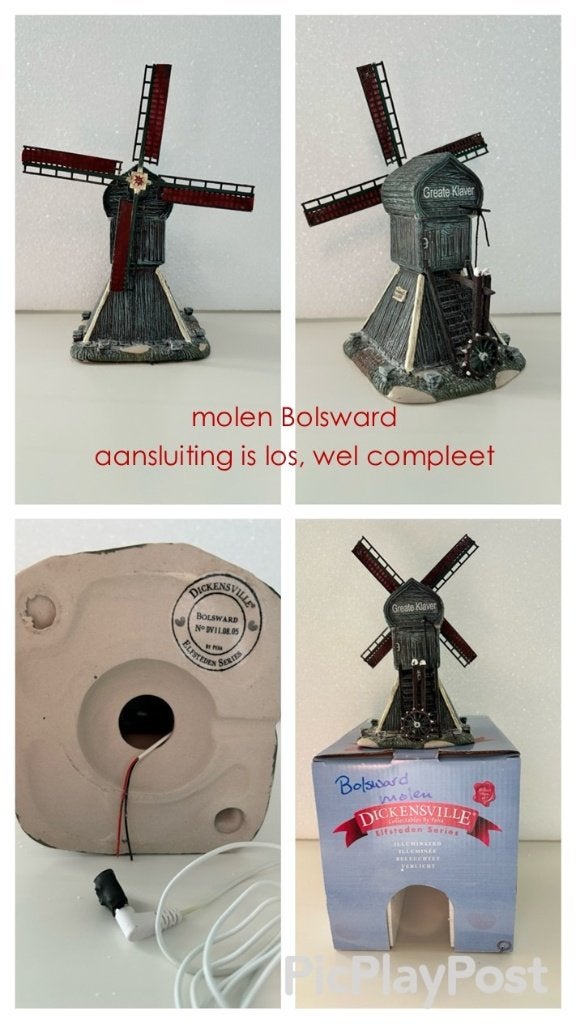 Dickensville, molen Bolsward, Diversen, Ophalen of Verzenden, Zo goed als nieuw