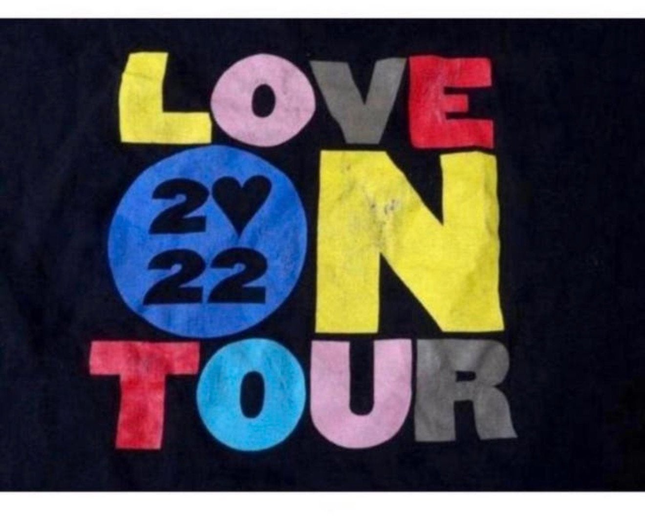 Harry Styles Live T-shirt 2022 Love on tour tshirt maat M, Ophalen of Verzenden, Zo goed als nieuw, H, Kleding