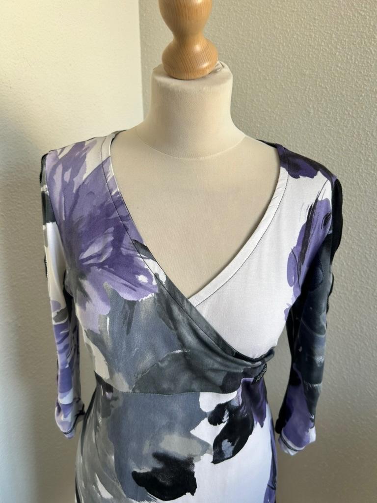 AirField maat 40 bloemen paars classy jurkje 3123, Kleding | Dames, Jurken, Maat 38/40 (M), AirField, AirField, Paars