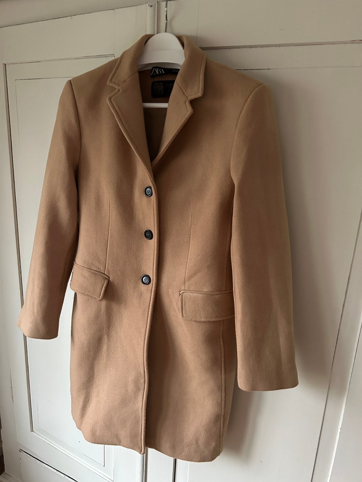 Zars wollen jas / mantel nieuwstaat, Kleding | Dames, Ophalen, Zo goed als nieuw, Maat 38/40 (M)