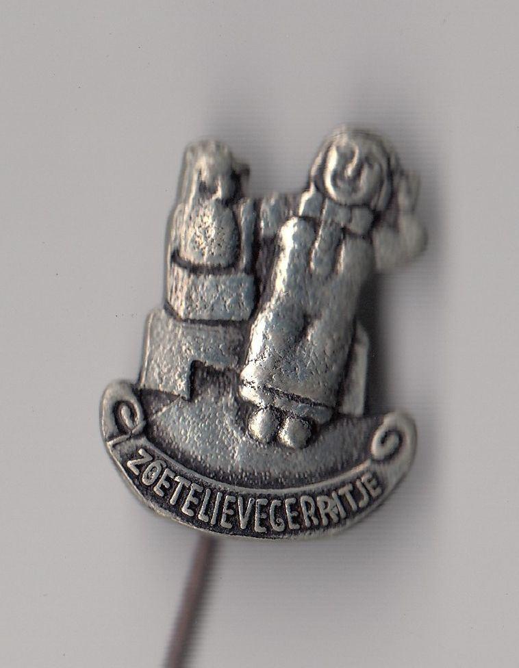 Den Bosch Zoete Lieve Gerritje speldje, Gebruikt, Niet vindbaar, Niet vindbaar, Speldje of Pin