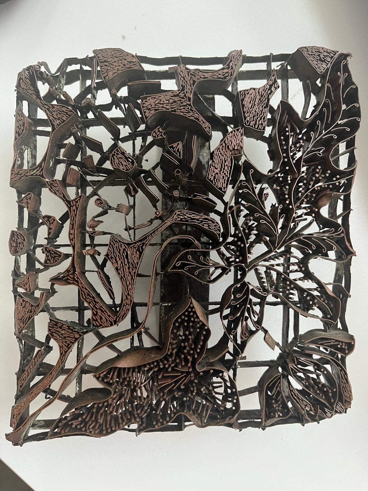 Antieke Indonesische Batik Stempel (Tjap)met Bloemmotief, Ophalen of Verzenden