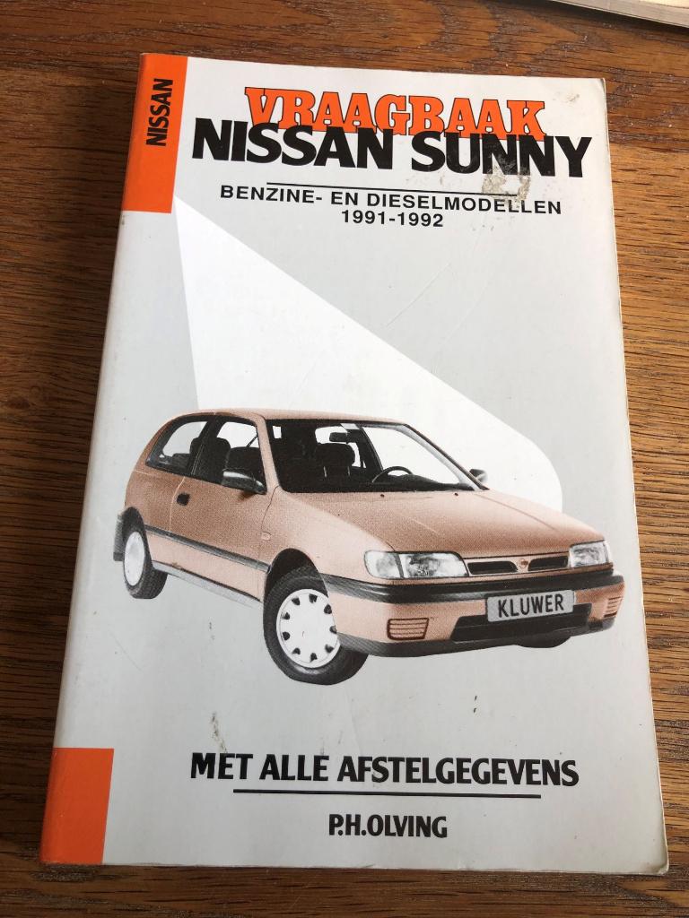 P.H. Olving Vraagbaak Nissan Sunny 1991-1992 Benzine  Diesel, Ophalen of Verzenden