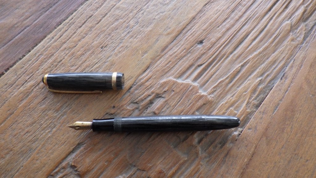retro vulpen met gouden punt, Ophalen of Verzenden, Overige typen