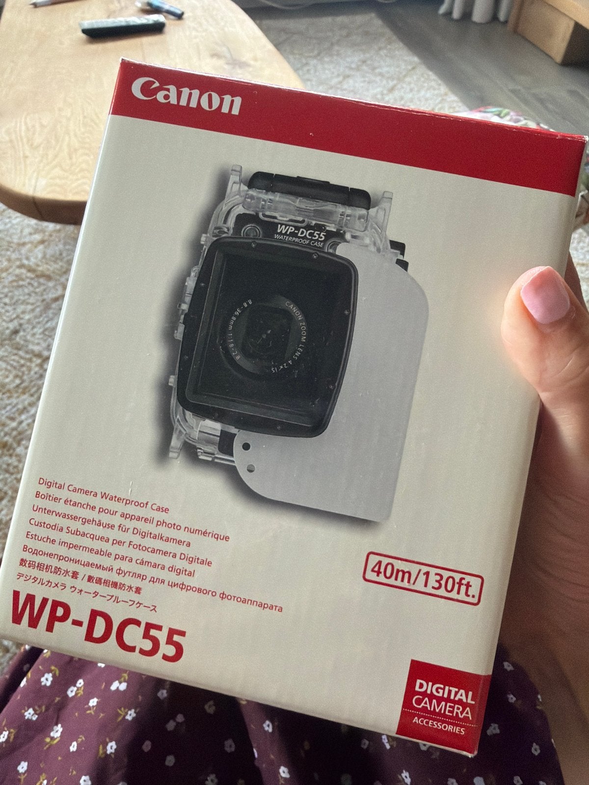 Canon WP-DC55 Onderwaterhuis voor PowerShot G7 X Mark II, Ophalen, Nieuw, 10 t/m 40 meter, Onderwaterhuis