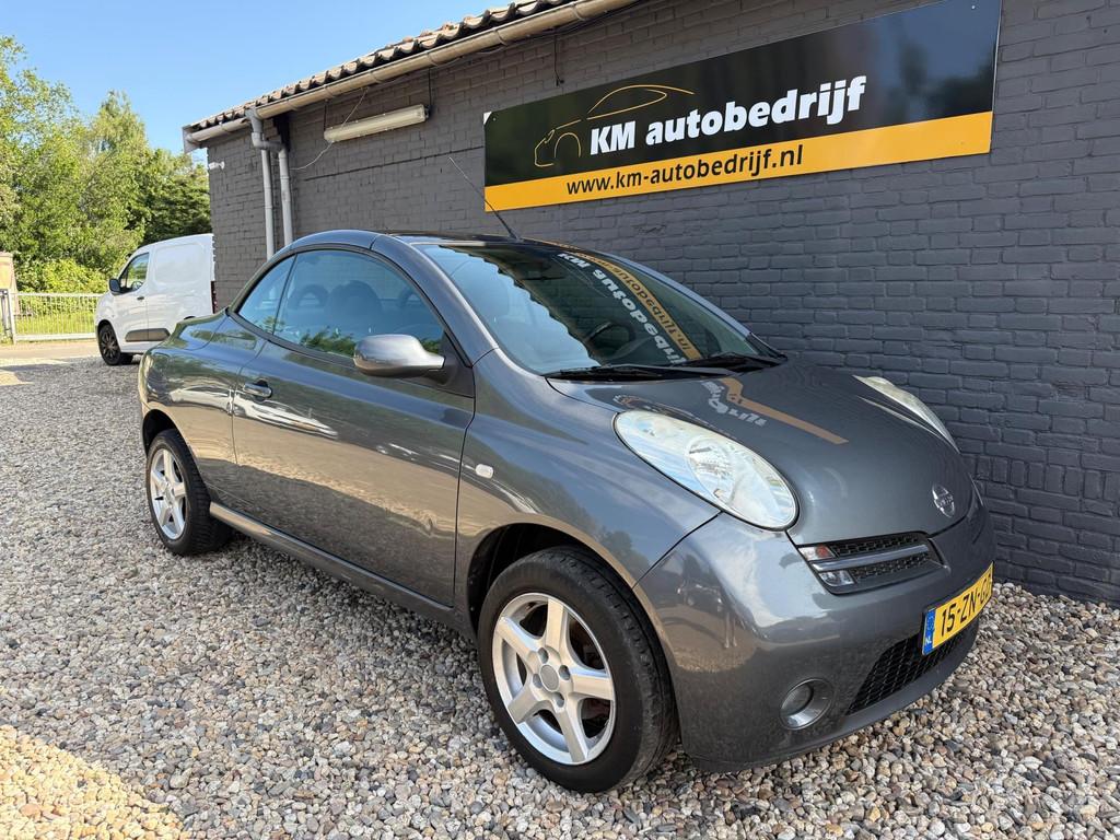 Nissan Micra C+C 1.4 Tekna*Cabriolet*LM*Apk*Nap*, Auto's, Voorwielaandrijving, Gebruikt, 4 cilinders, Cabriolet