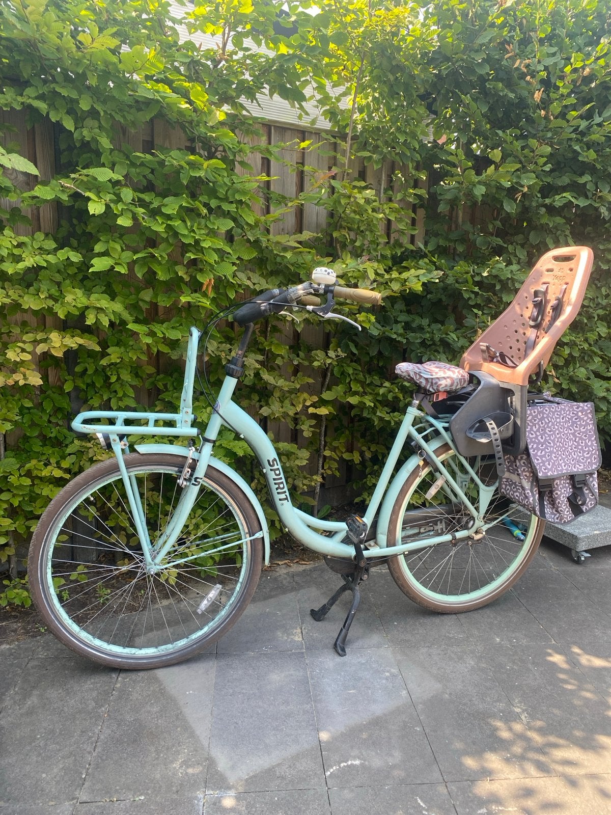 Spirit transportfiets moederdiets incl Yepp zitje, Fietsen en Brommers, Fietsen | Dames | Damesfietsen, Velgrem, 50 tot 53 cm