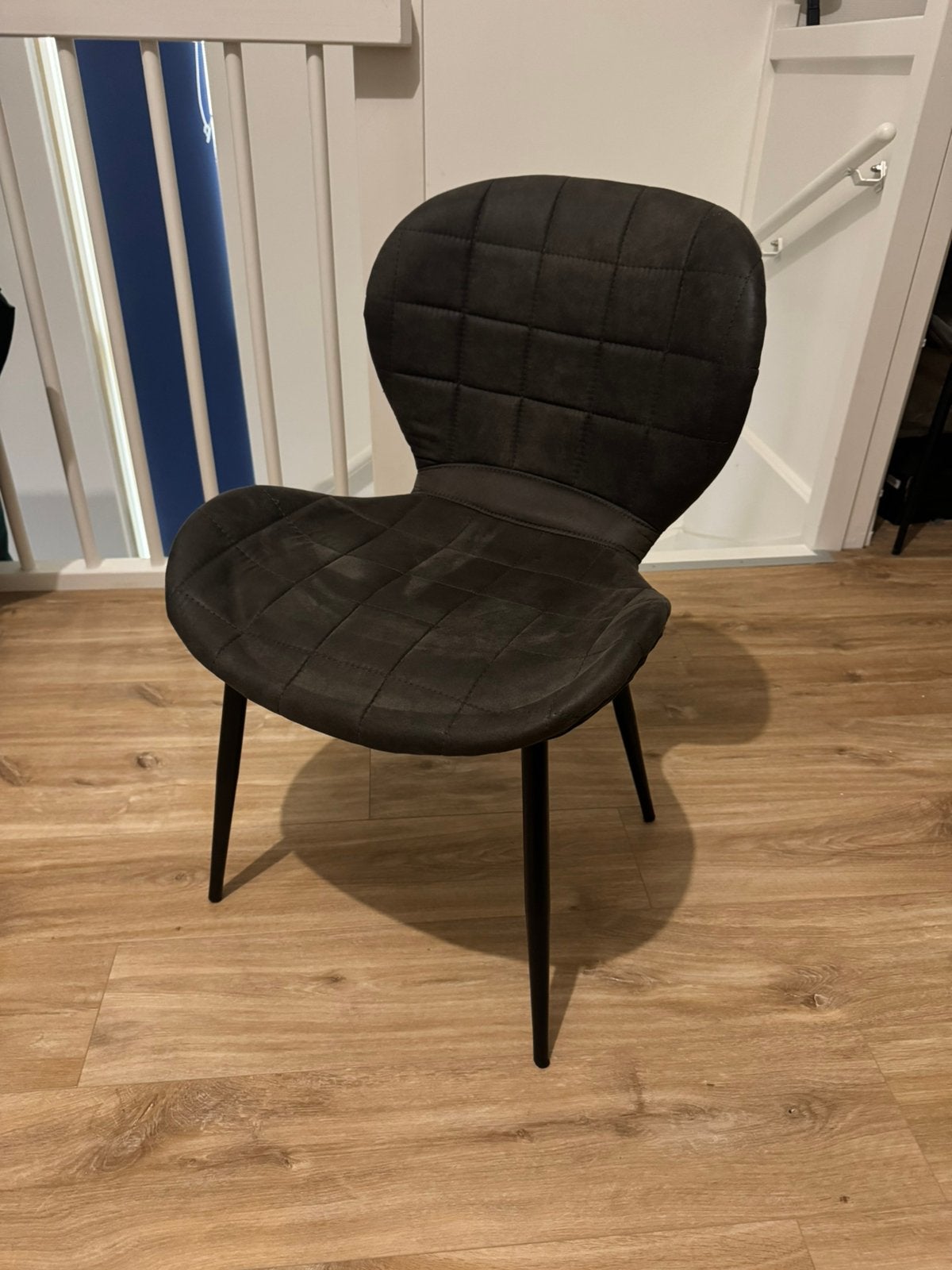Stoelen 4x, Ophalen, Gebruikt, Grijs, Vier