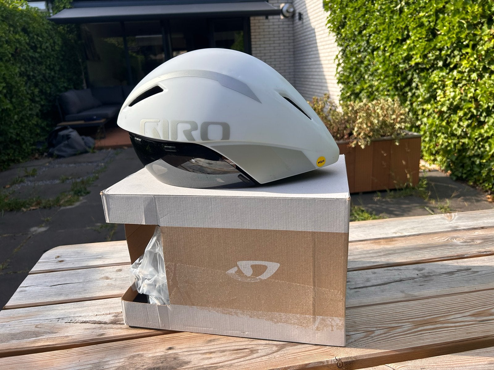 Giro Aerohead MIPS tijdrithelm/aero helm, Ophalen, Zo goed als nieuw, L, Heer of Dame