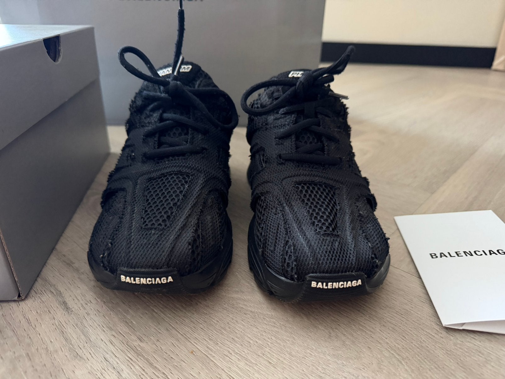 Balenciaga phantom sneakers, Kleding | Dames, Ophalen, Zo goed als nieuw, Zwart, Sneakers of Gympen