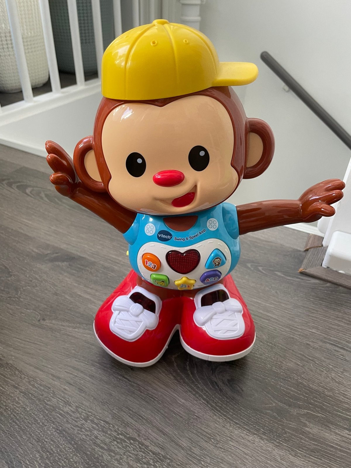 VTech Swing & Speel Aap - Interactief Speelgoed, Kinderen en Baby's, Speelgoed | Babyspeelgoed, Zo goed als nieuw, Overige typen