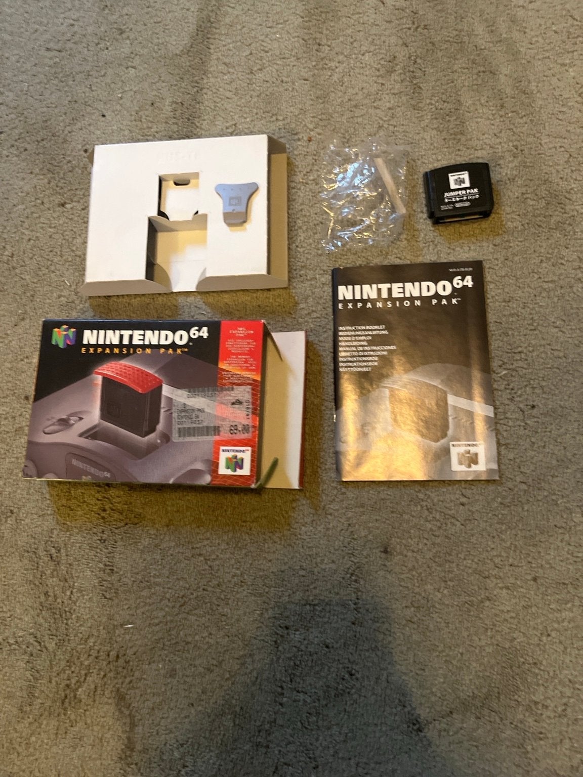 Nintendo 64 Expansion Pak met doos en handleiding, Spelcomputers en Games, Spelcomputers | Nintendo 64, Ophalen of Verzenden, Zo goed als nieuw