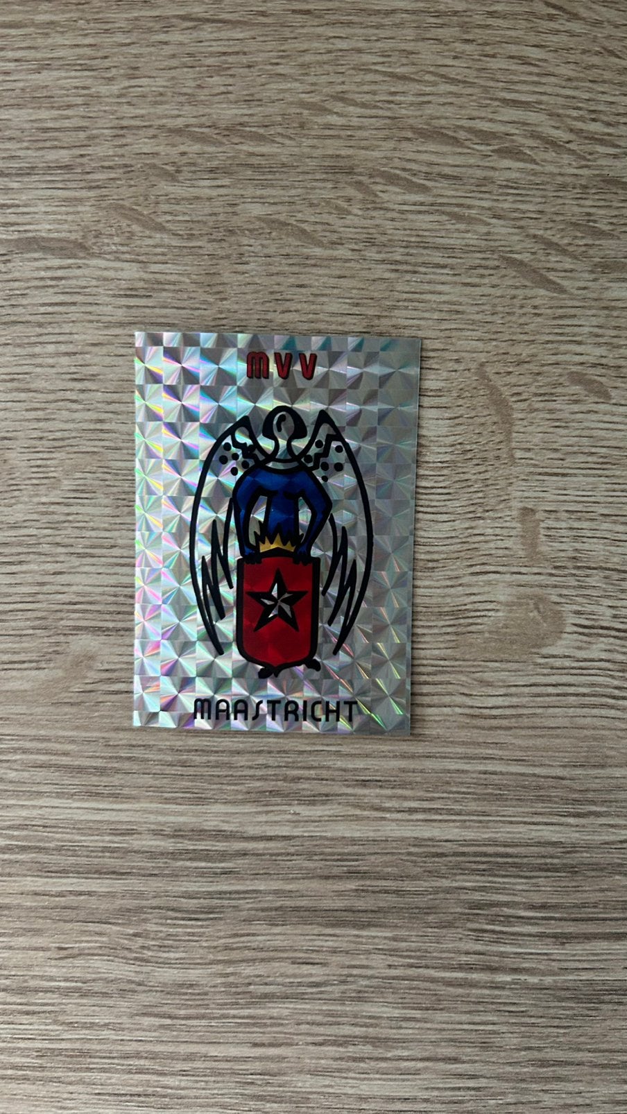 Panini Voetbal 86 plaatje Embleem MVV, Verzenden, Zo goed als nieuw, Sticker